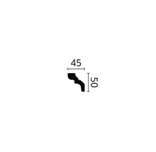 Tringle de profil avec dimensions 45 sur 50