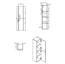 Meuble haut Bolo vert 160 cm