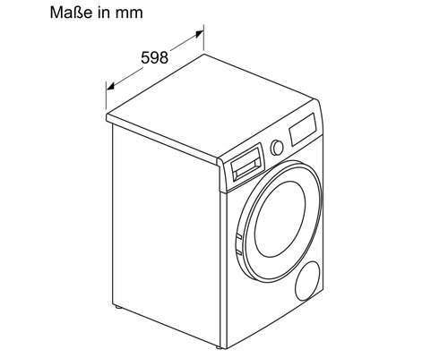 Appareil combiné lave-linge séchant Bosch WNG24401CH contenance 9/6 kg 1400  tr/min - HORNBACH