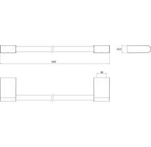 Badetuchhalter Emco Flow chrom 276000160