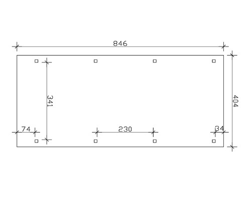 Dessin technique avec dimensions