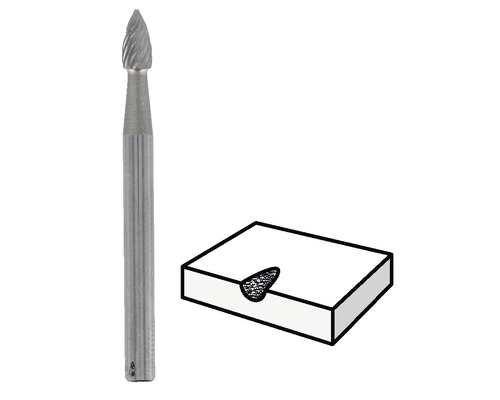 Fräser und bearbeitetes Werkstück