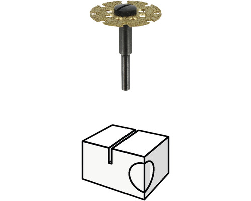 Disque à tronçonner diamanté pour couper des matériaux