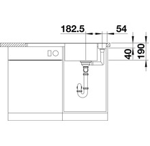 Spüle Blanco AXIA III 5 S-F 905 x 500 mm weiß ohne Multifunktionsschale 523228