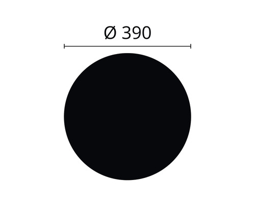 Kreis mit einem Durchmesser von 390