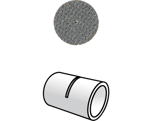 Image d''un disque à tronçonner et d''un raccord de tuyau