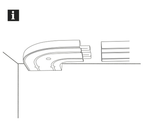 Instructions de montage pour moulure d''angle