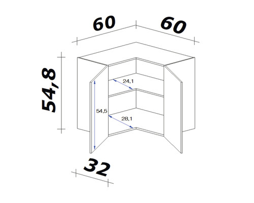 Armoire suspendue Santo largeur 80 cm anthracite - HORNBACH Luxembourg