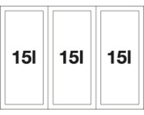 Trois récipients d''une capacité de 15 litres chacun