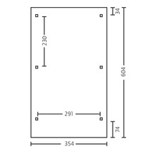 Einzelcarport SKAN HOLZ Emsland 354x604 cm mit EPDM-Folie natur