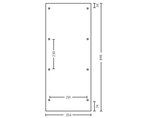 Dessin technique avec dimensions