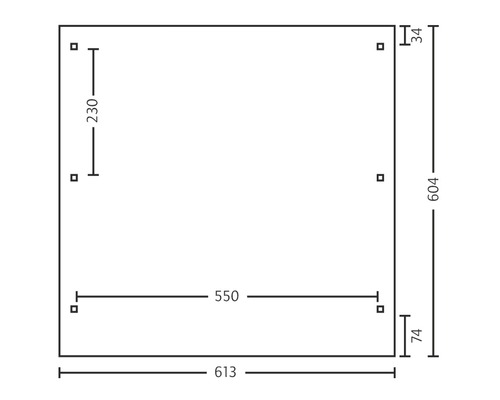 Dessin technique avec dimensions