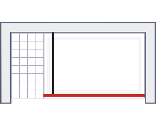Schiebetürsystem mit Gitterelement