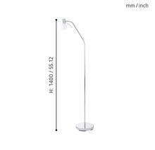Lampadaire avec indication de la hauteur