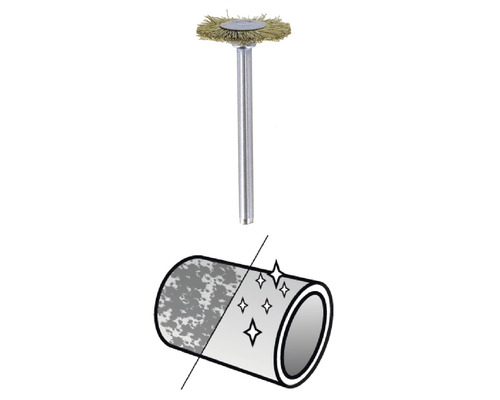 Embout de brosse métallique pour le nettoyage des surfaces