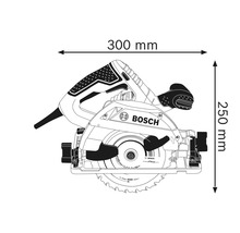 Scie circulaire portative Bosch Professional GKS 55+ G avec 1 x lame de scie circulaire (Standard for Wood speed, 165 x 1,7 x 20 mm, 12 dents)-thumb-4