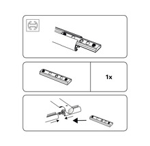 Instructions pour le montage d''un rail coulissant