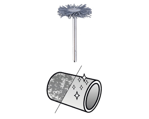 Brosse métallique pour le nettoyage du métal