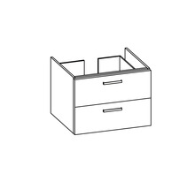 Waschtischunterschrank pelipal 374 Eiche Ribbeck 71 cm