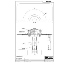 TopWet Sanierungsgully mit integrierter PVC-Manschette NW 50 mm H = 400 mm