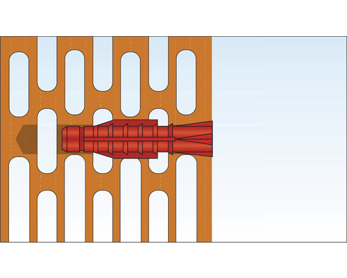 Illustration d''une vis dans une plaque perforée