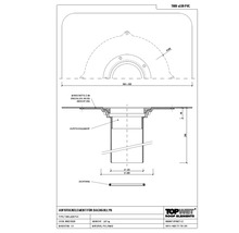TopWet Aufstockelement für Dachgullys mit integrierter PVC-Manschette NW 125 mm H = 290 mm