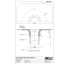 TopWet Aufstockelement für Dachgullys beheizbar mit integrierter PVC-Manschette NW 160 mm H = 540 mm