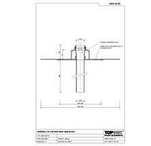 TopWet Dampfsperre-Durchführung mit integrierter PVC-Manschette NW 50 mm H = 200+97 mm