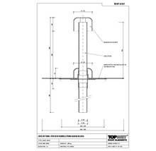 TopWet Kanalisationsentlüftung mit integrierte Bitumen-Manschette inkl Regenschutzklappe NW 50 mm H = 332 mm