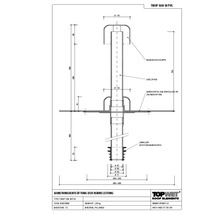 TopWet Sanierungsentlüftung mit integrierter PVC-Manschette NW 50 mm H = 200+332 mm