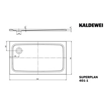 Duschwanne KALDEWEI SUPERPLAN CLASSIC Secure Plus 401-1 120 x 70 x 2.5 cm alpinweiß matt vollflächige Antirutschbeschichtung 430100012711-thumb-6
