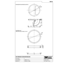 TopWet Geruchsverschluß mechanisch NW 125 mm 70 mm x 70 mm