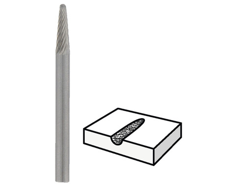 Frässtift mit Anwendungsbeispiel zur Materialbearbeitung