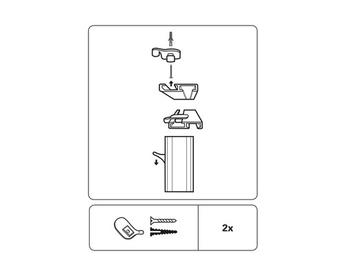 Montageanleitung für Wandbefestigung