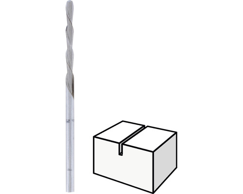 Fraise à rainurer et pièce avec rainure