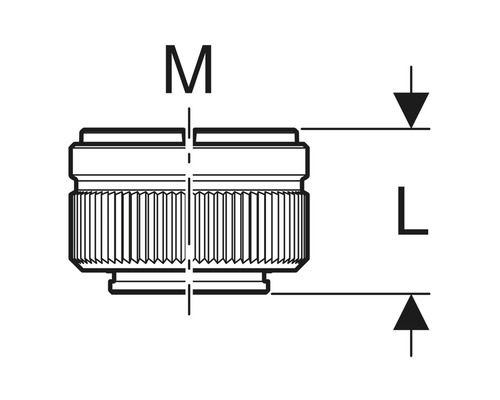 Dessin technique d''un raccord avec indications de dimensions