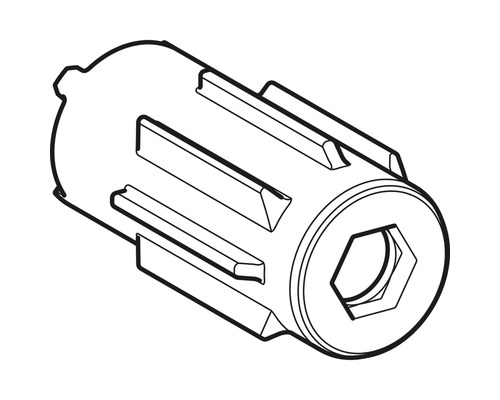 Dübel mit Innensechskantaufnahme