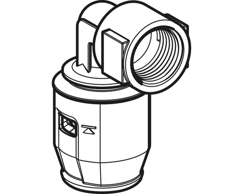Eckverschraubung für Sanitärinstallationen