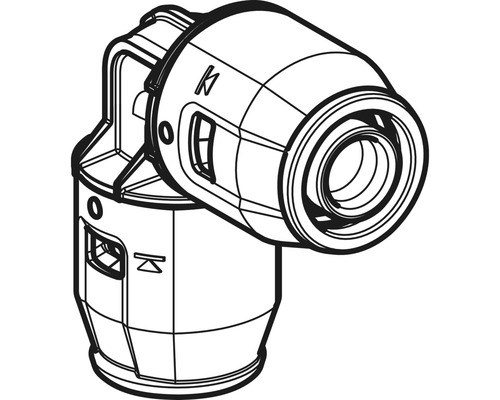 Raccord coudé pour tuyaux