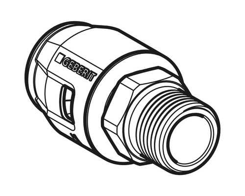 Geberit Übergangsnippel mit Gewinde