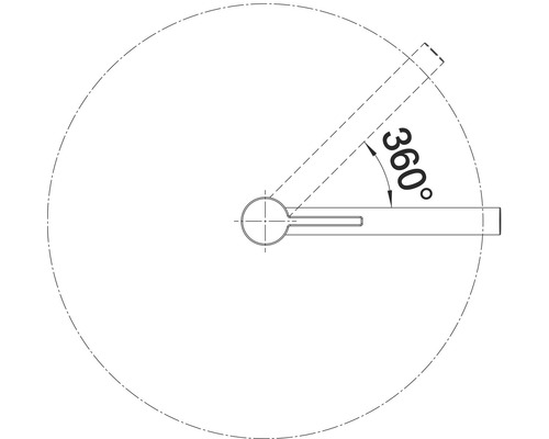 Axe rotatif à 360 degrés