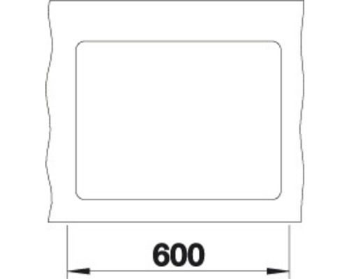 Technische Zeichnung eines Ausschnitts mit der Angabe 600