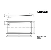 Duschwanne KALDEWEI SUPERPLAN CLASSIC 456-1 80 x 170 x 4.7 cm alpinweiß glänzend 439900010001-thumb-5