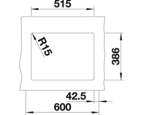 Dessin technique d''une section avec dimensions