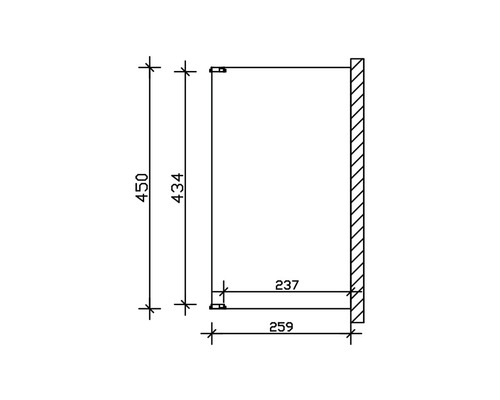 Schéma technique d''une armoire avec dimensions