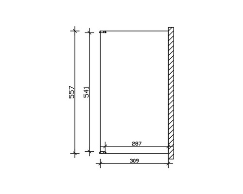 Schéma technique d''une armoire avec dimensions