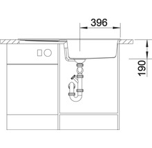 Spüle Blanco METRA XL 6 S 1000 x 500 mm felsgrau 518881