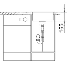 Spüle Blanco RONDO 450 x 450 mm weiß 511621