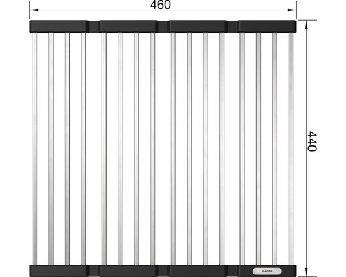 Blanco Spülenrollrost mit den Maßen 460 mal 440 Millimeter