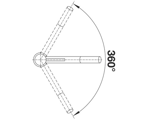 360 Grad Drehwinkel Symbol